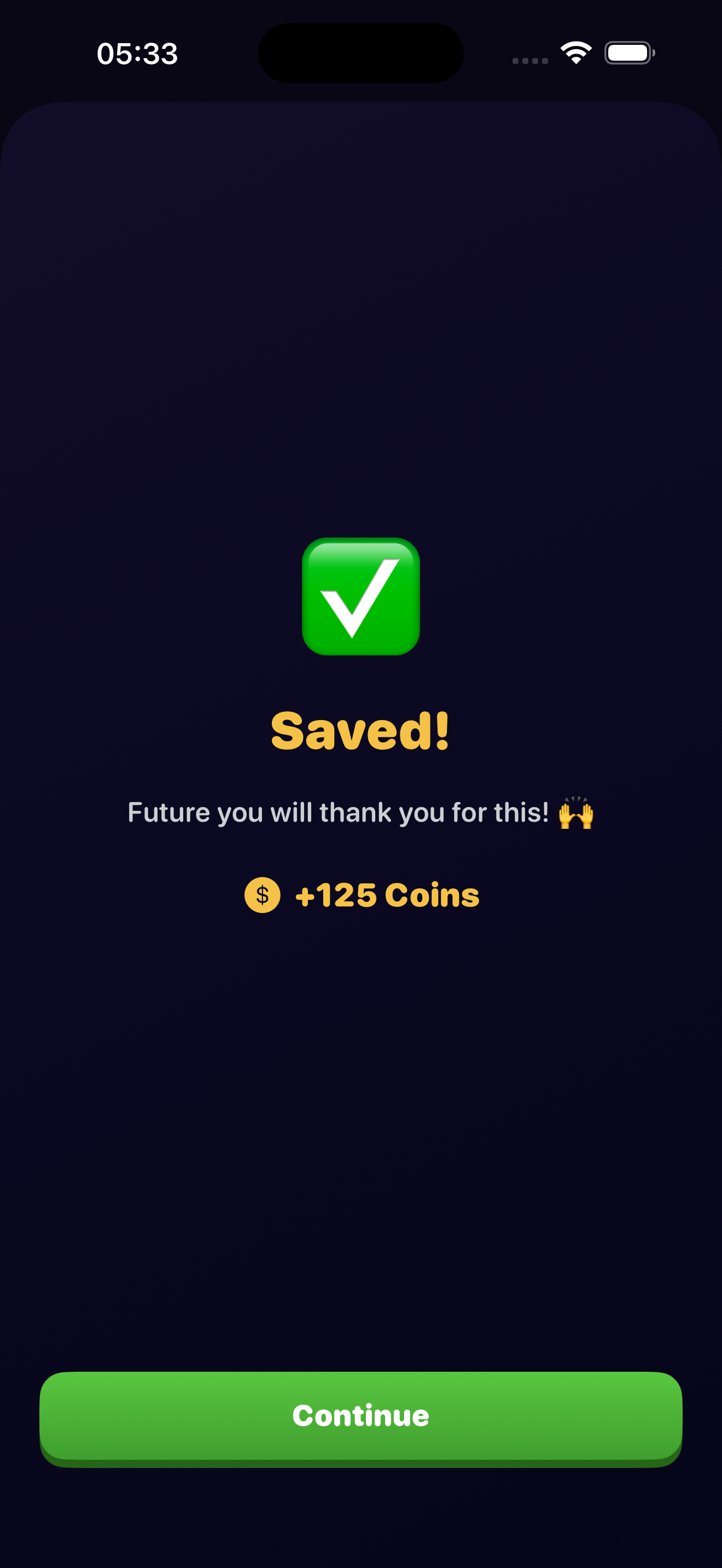 Saved Celebration